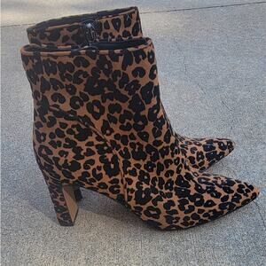 Steven by Steve Madden Leopard Ankle Booties - NWOT- Women Size 8